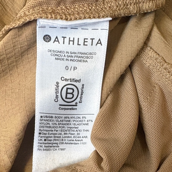 Women’s Athleta Trekkie high rise joggers in camel color In excellent condition - Picture 6 of 14